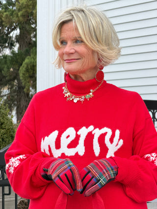 Women's Faux Leather Shearling Zip Front Jacket RED Cathys Place