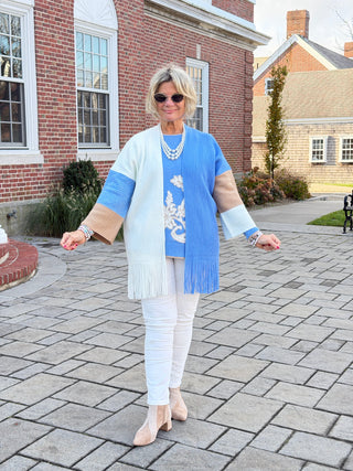 Hello Holiday Fringe Sweater Cathys Place