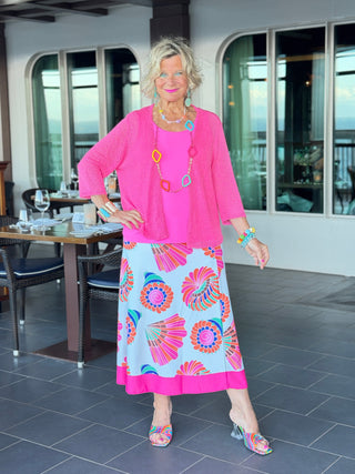 TROPICAL SEASHELL LONG SKIRT Cathys Place