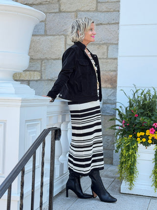 Women's Striped Mesh Sleeveless Sweater Dress Cathys Place