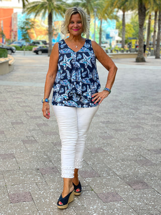 NAVY STARFISH TANK - Cathys Place