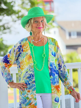 Lulu B Coastal Green Hat Cathys Place