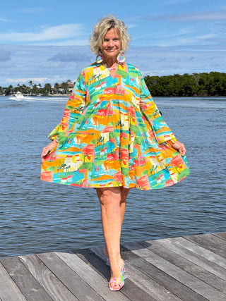 Vacay 3 Ruffle Dress Cathys Place