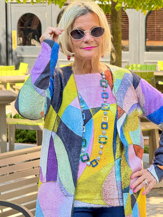 Ethyl Draped Open Front Cardi - Anticipate