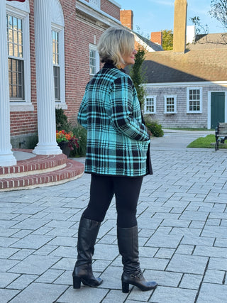 SOUTHERN NIGHTS TEIL POCKET SWEATER