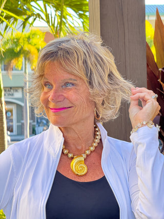 OCEAN BREEZE GOLD NECKLACE