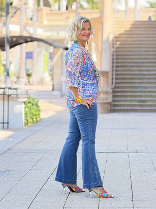 Ethyl Fit To Flare Pant - Great Falls ETHYL JEANS