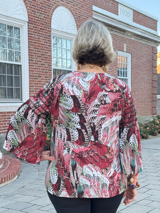 LEOPARD FASHION TOP