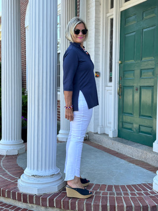 LULU-B NAVY TUNIC
