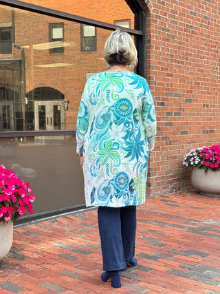 Ethyl Classic Long Length Cardi - Sheldon
