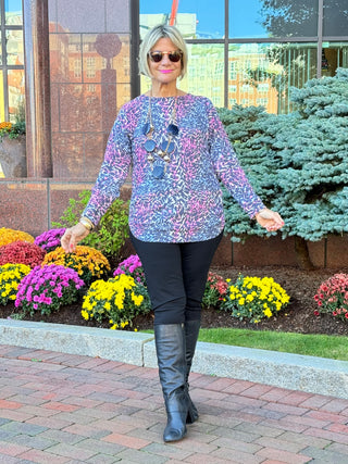 LULU-B SHADES OF ROYAL 2 POCKET SCOOP