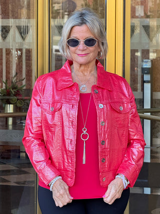 Red Metallic Jacket