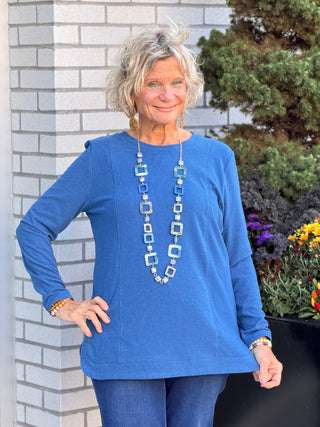 AUTUMN BLUE STYLING TOP Cathys Place