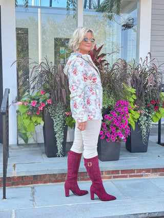 Women's New Englander® Floral Printed Rain Jacket
