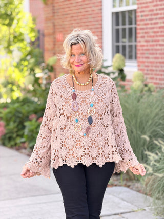 AUTUMN STYLE STYLING  CROCHET TOP Cathys Place