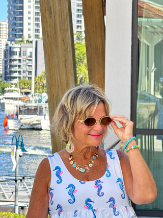 LULU B SHORELINE CHARM CHA CHA DRESS