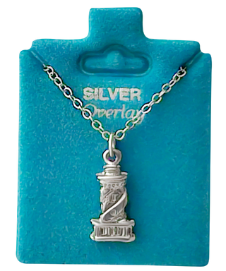 Made In USA Cape Hatteras Lighthouse Necklace Gold Silver