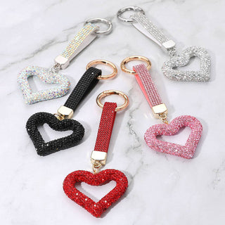 Bling Studded Heart Keychain / Bag Charm Sensibling Corp.