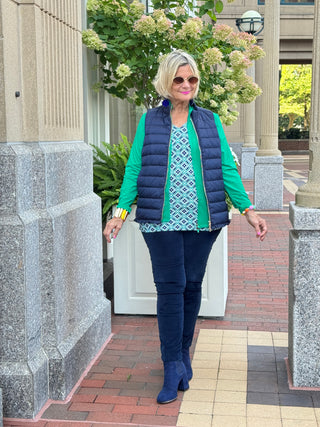 Lulu B  Bay Club V Neck Top