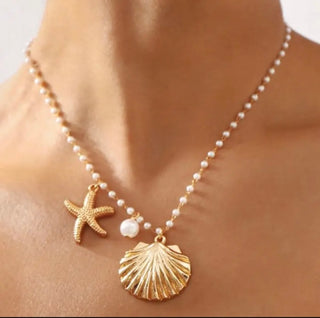 SEASHELL DROP NECKLACE