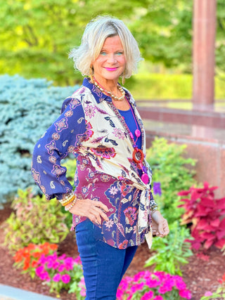 KENSINGTON TIE  BLOUSE Cathys Place