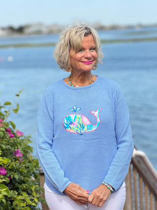 BEACH CLUB PERRI WHALE SWEATER LULU-B