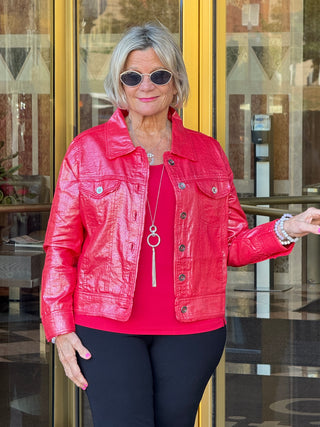 Red Metallic Jacket