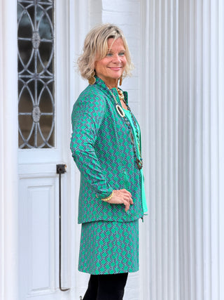 LULU B GREEN SKORT LULU-B