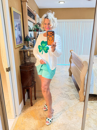 LULU-B CLEAR TURQ SKORT LULU b