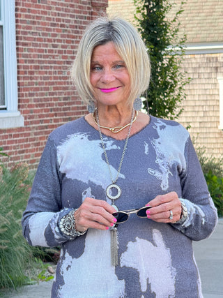 SHADES OF GRAY SWEATER