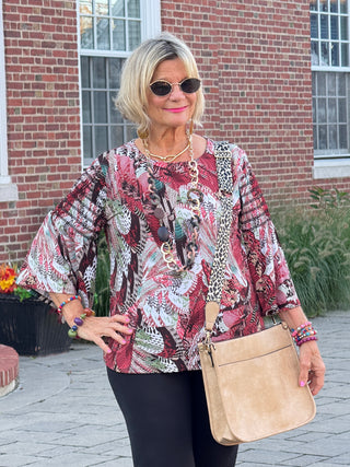 LEOPARD FASHION TOP