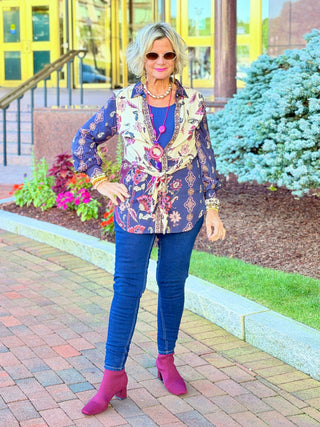 KENSINGTON TIE  BLOUSE Cathys Place