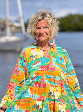 Vacay 3 Ruffle Dress Cathys Place