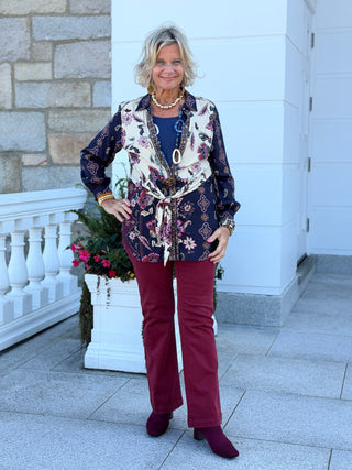 KENSINGTON TIE  BLOUSE Cathys Place
