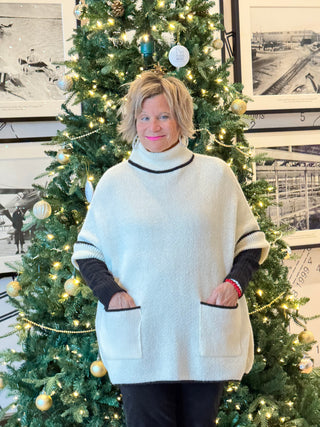 Black and White Turtle Sweater