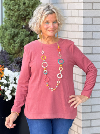 CHESNUTS CARDIGAN POCKET SWEATER Cathys Place