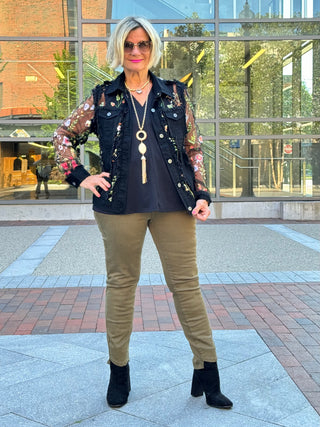 Ethyl The End Game OLIVE Pant - Intrinsic