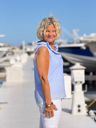 NAUTICAL PERRI STRIPED JACKET LULU-B