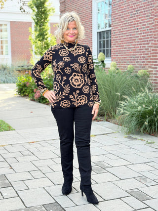 Reversible Mock Neck Sweater Cathys Place