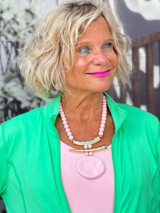 BLUSH STATMENT NECKLACE Cathys Place