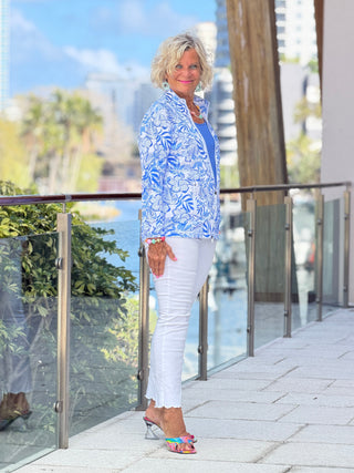 LULU B HIBISCUS COAST FULL ZIPPER LULU-B