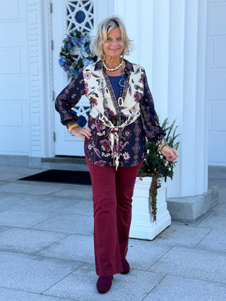 KENSINGTON TIE  BLOUSE Cathys Place