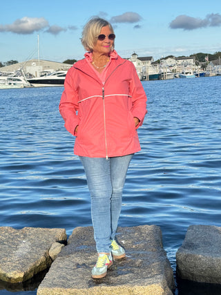 Women's New Englander® Rain Jacket Peach