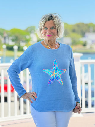 BEACH CLUB PERRI STARFISHGSWEATER LULU-B
