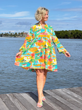 Vacay 3 Ruffle Dress Cathys Place