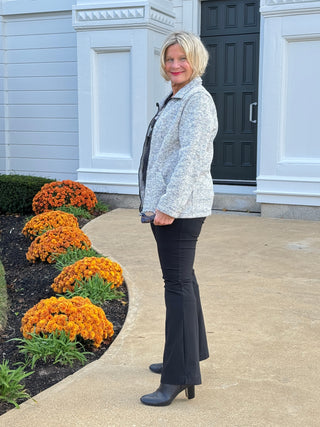 STYLING TWEED FULL ZIPPER JACKET Cathys Place
