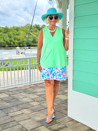 PINK PETALS SKORT