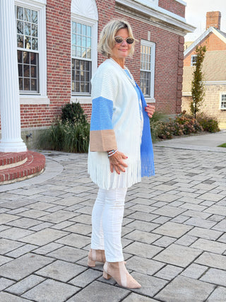 Hello Holiday Fringe Sweater Cathys Place