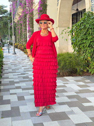 LULU-B CRIMSON RED CHA CHA MAXI