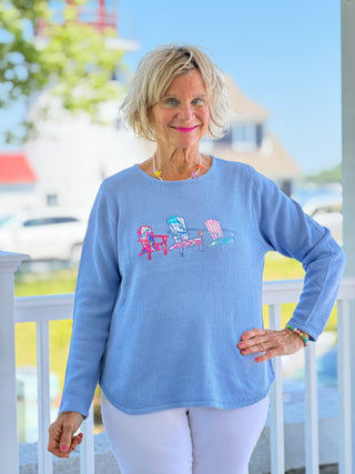 BEACH CLUB PERRI ADIRONDACK SWEATER LULU-B